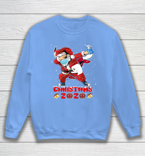 Chicago Bulls Funny Santa Claus Dabbing Christmas 2020 NBA Sweatshirt 8