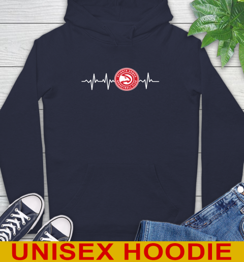 Atlanta Hawks NBA Basketball Heart Beat Shirt Hoodie 3