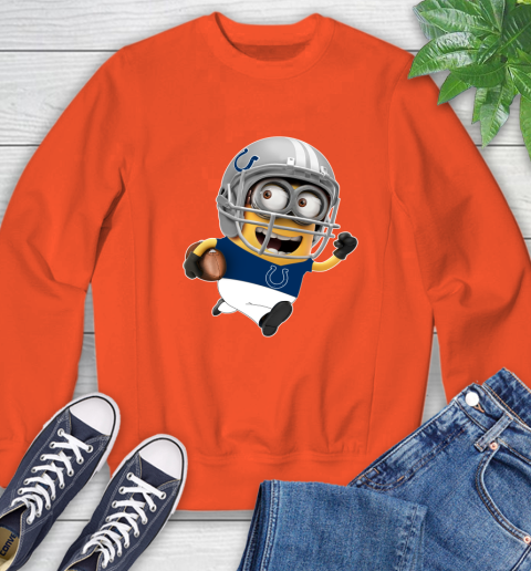 NFL Indianapolis Colts Minions Disney Football Sports Sweatshirt 4