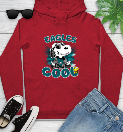 NFL Football Philadelphia Eagles Cool Snoopy Shirt Youth Hoodie 10
