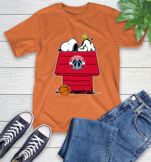 Washington Wizards NBA Basketball Snoopy Woodstock The Peanuts Movie T-Shirt 5
