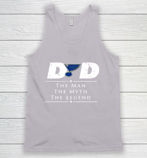 St.Louis Blues NHL Ice Hockey Dad The Man The Myth The Legend Tank Top 3