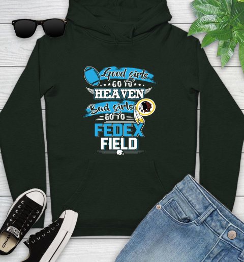 Washington Redskins NFL Bad Girls Go To Fedex Field Shirt Youth Hoodie 14