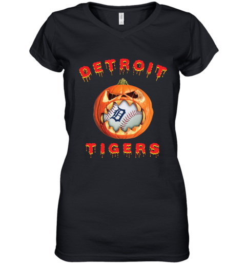 MLB Detroit Tigers Halloween Pumpkin Baseball Sports Youth Hoodie