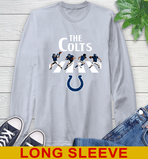 NFL Football Indianapolis Colts The Beatles Rock Band Shirt Long Sleeve T Shirt Tee For Sports