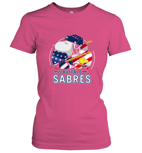 wyk6 buffalo sabres ice hockey snoopy and woodstock nhl ladies t shirt 20 front heliconia