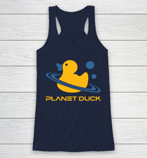 Planet Duck Quackity Racerback Tank 8