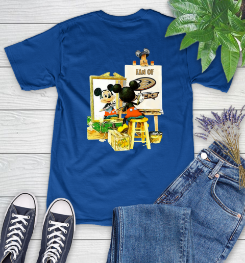 NHL Hockey Anaheim Ducks Mickey Drawing Shirt 91