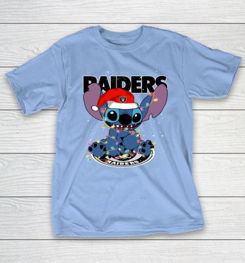 Oakland Raiders NFL Football noel stitch Christmas T-Shirt 8