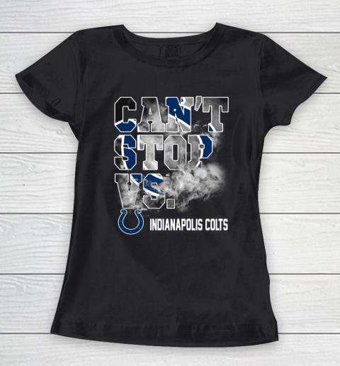 NFL Indianapolis Colts Can't Stop Vs Women's T-Shirt