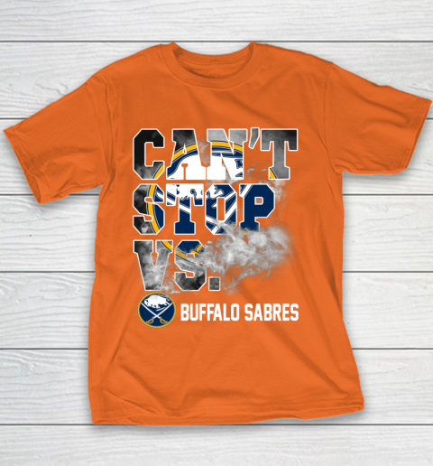 NHL Buffalo Sabres Hockey Can't Stop Vs Youth T-Shirt 4