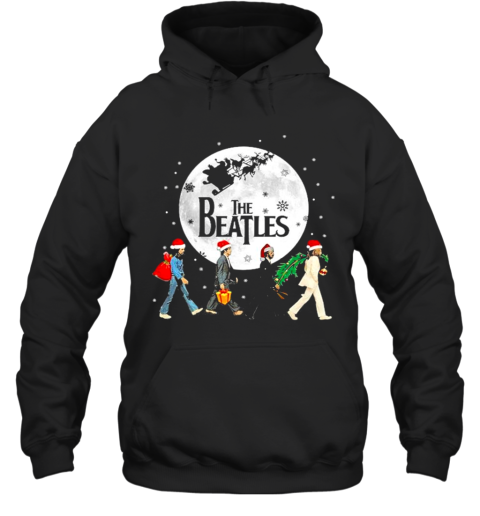 The Beatles Santa Hat Christmas 2020 Hoodie