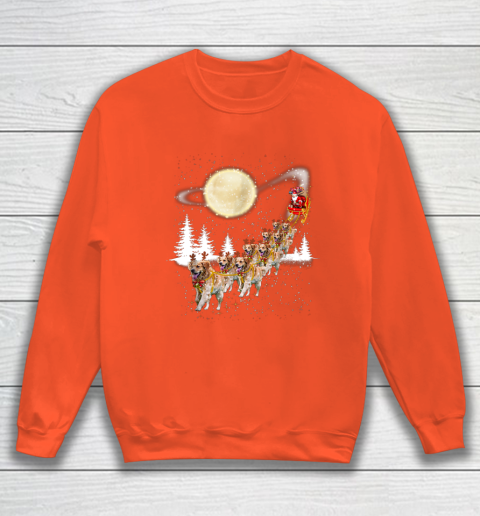 Golden Retriever Reindeer Christmas Sweatshirt Tee For Sports