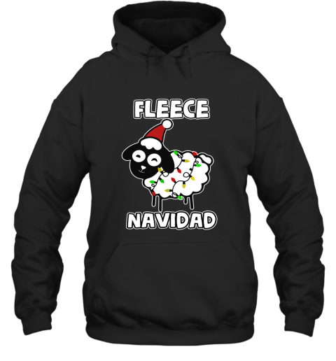 Sheep Fleece Navidad Ugly Christmas Hoodie