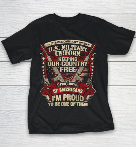 Veteran Shirt Veteran 7% Of American Youth T-Shirt