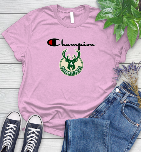 NBA Basketball Milwaukee Bucks Champion Shirt Women's T-Shirt 8