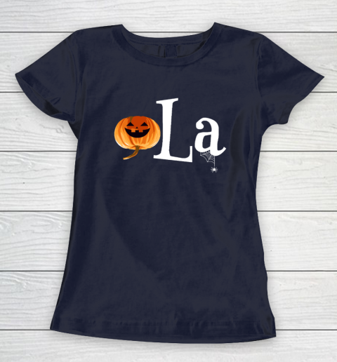 Comma La Funny Kamala Harris Halloween Pumpkin Women's T-Shirt 2