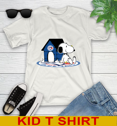 MLB Baseball Toronto Blue Jays Snoopy The Peanuts Movie Shirt Youth T-Shirt