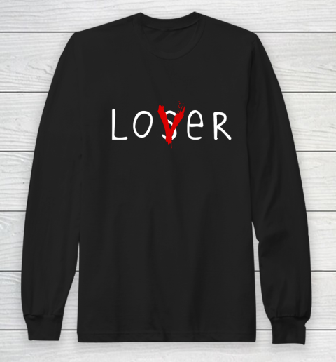 Lover Loser TShirt  Halloween Tee  Horror Long Sleeve T-Shirt