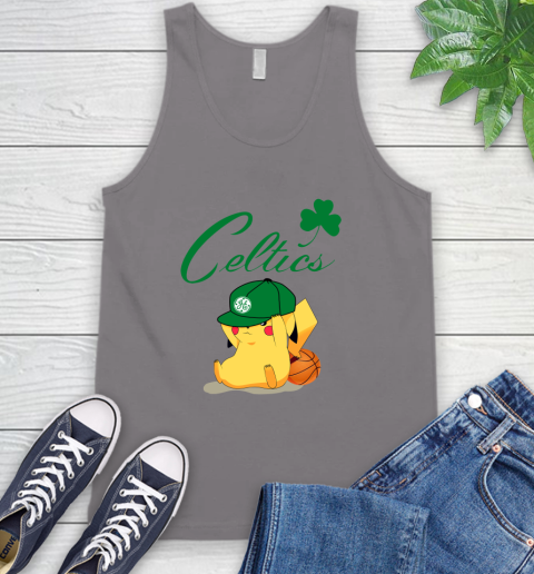 NBA Pikachu Basketball Sports Boston Celtics Tank Top 7