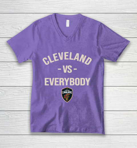 Cleveland Cavaliers Vs Everybody V-Neck T-Shirt 8