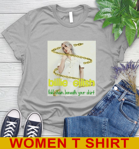 Billie Eilish Gold Chain Beneath Your Shirt 242