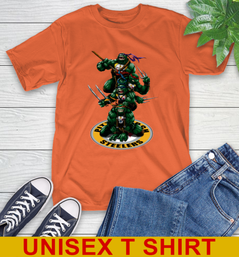 NFL Football Pittsburgh Steelers Teenage Mutant Ninja Turtles Shirt T-Shirt 5