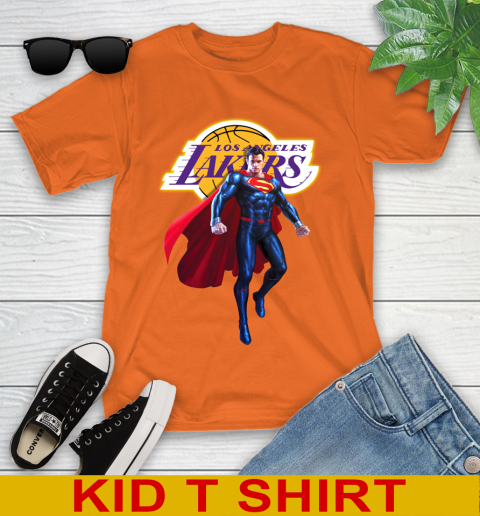 NBA Awesome Superman Basketball Sports Los Angeles Lakers 107