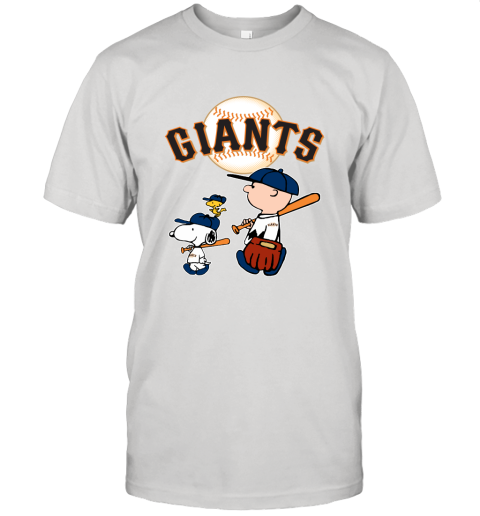 San Francisco Giants Let's Play Baseball Together Snoopy MLB Shirt