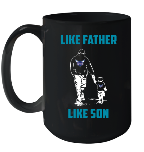 Charlotte Hornets NBA Basketball Like Father Like Son Sports Ceramic Mug 15oz