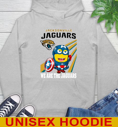 NFL Football Jacksonville Jaguars Captain America Marvel Avengers Minion Shirt Hoodie 6