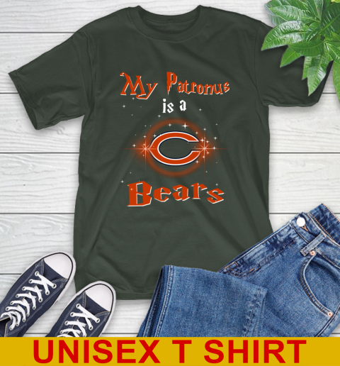 NFL Football Harry Potter My Patronus Is A Chicago Bears T-Shirt 6