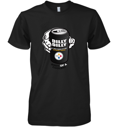 Bud Light Dilly Dilly! Pittburg Steelers Birds Of A Cooler Premium Men's T-Shirt