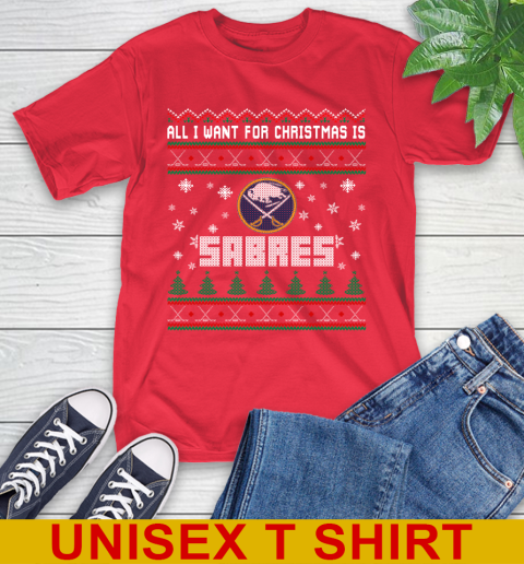 Buffalo Sabres NHL Hockey All I Want For Christmas Is My Team Sports 12