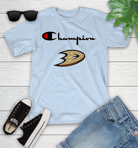 NHL Hockey Anaheim Ducks Champion Shirt Youth T-Shirt 5