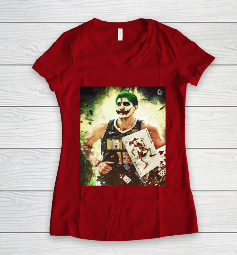 Nikola Jokic MVP Denver Joker Women's V-Neck T-Shirt 8