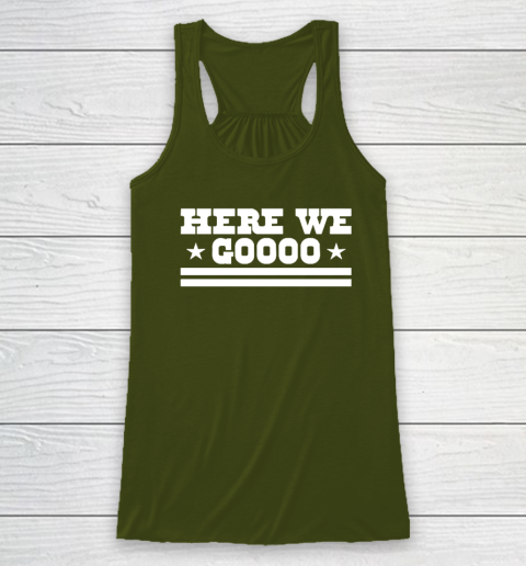 Dallas Cowboys Here We Go Racerback Tank 2