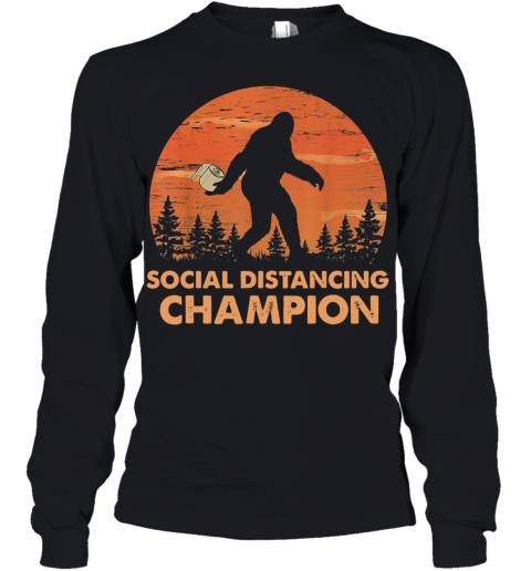 Bigfoot Social Distancing Champion Youth Long Sleeve