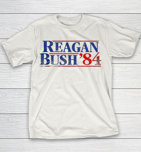 Reagan Bush 84 Vintage Style Conservative Republican Youth T-Shirt
