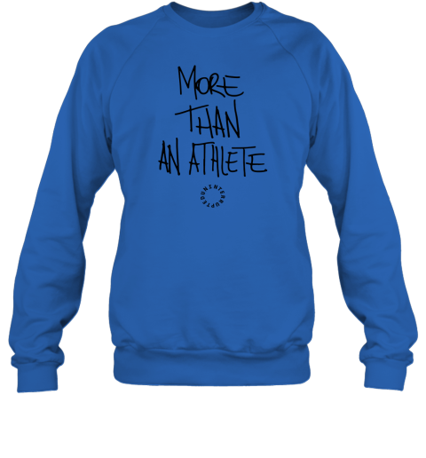 i am more than an athlete hoodie