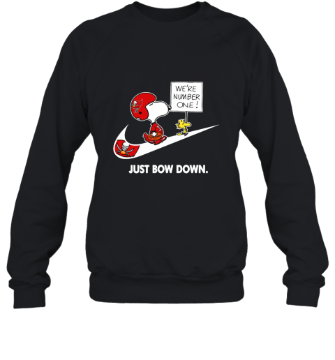 Tampa Bay Buccaneers Are Number One – Just Bow Down Snoopy Sweatshirt