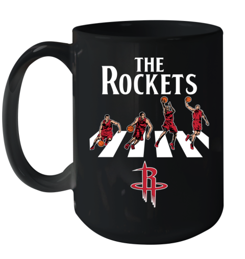 NBA Basketball Houston Rockets The Beatles Rock Band Shirt Ceramic Mug 15oz