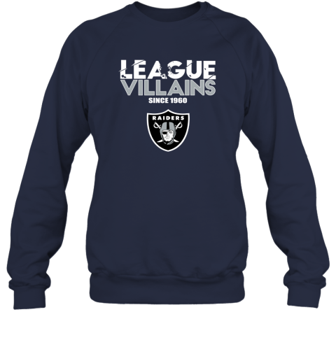 NFL League Villains Since 1960 Oakland Raiders T-Shirt - Rookbrand