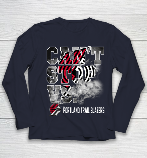 NBA Portland Trail Blazers Basketball Can't Stop Vs Youth Long Sleeve 2