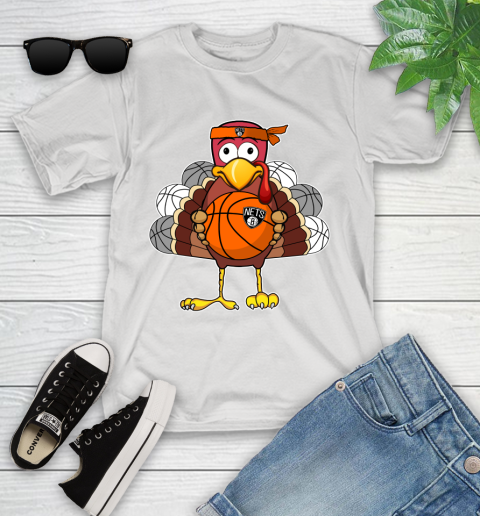 Brooklyn Nets Turkey thanksgiving day Youth T-Shirt