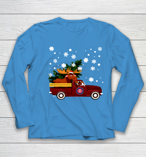Chicago Cubs Bring Christmas Home MLB Youth Long Sleeve 5