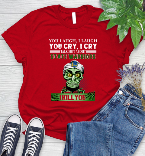 NBA Talk Shit About Golden State Warriors I Kill You Achmed The Dead Terrorist Jeffrey Dunham Basketball Women's T-Shirt 13