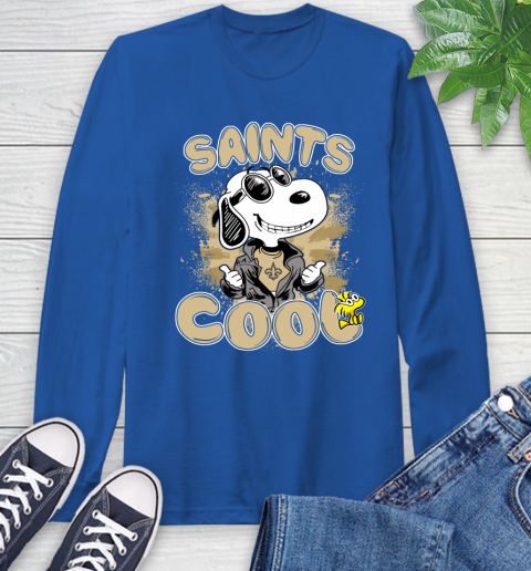 NFL Football New Orleans Saints Cool Snoopy Shirt Long Sleeve T-Shirt 11