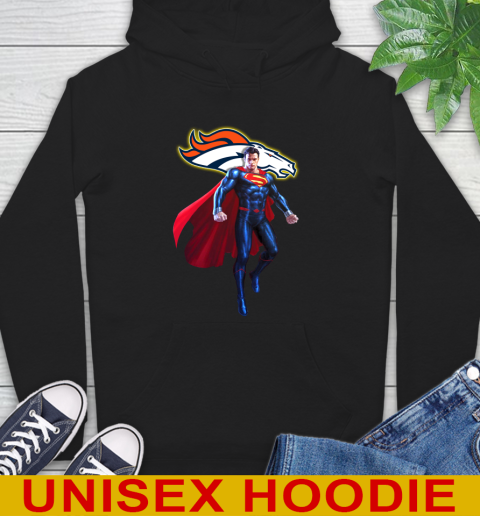 NFL Superman DC Sports Football Denver Broncos Hoodie 2