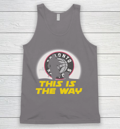 Toronto Raptors NBA Basketball Star Wars Yoda And Mandalorian This Is The Way Tank Top 6